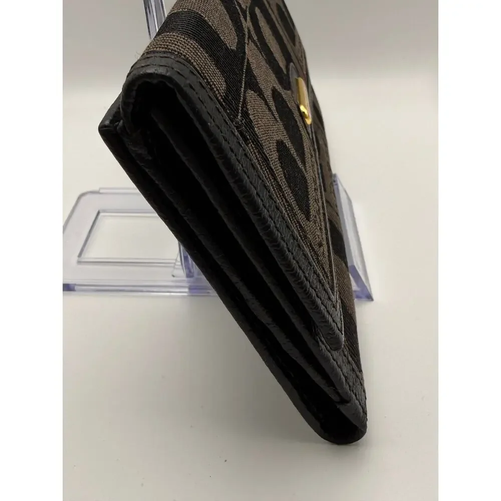 Burberrys of London Vintage Continental Long Wallet – Brown/Black